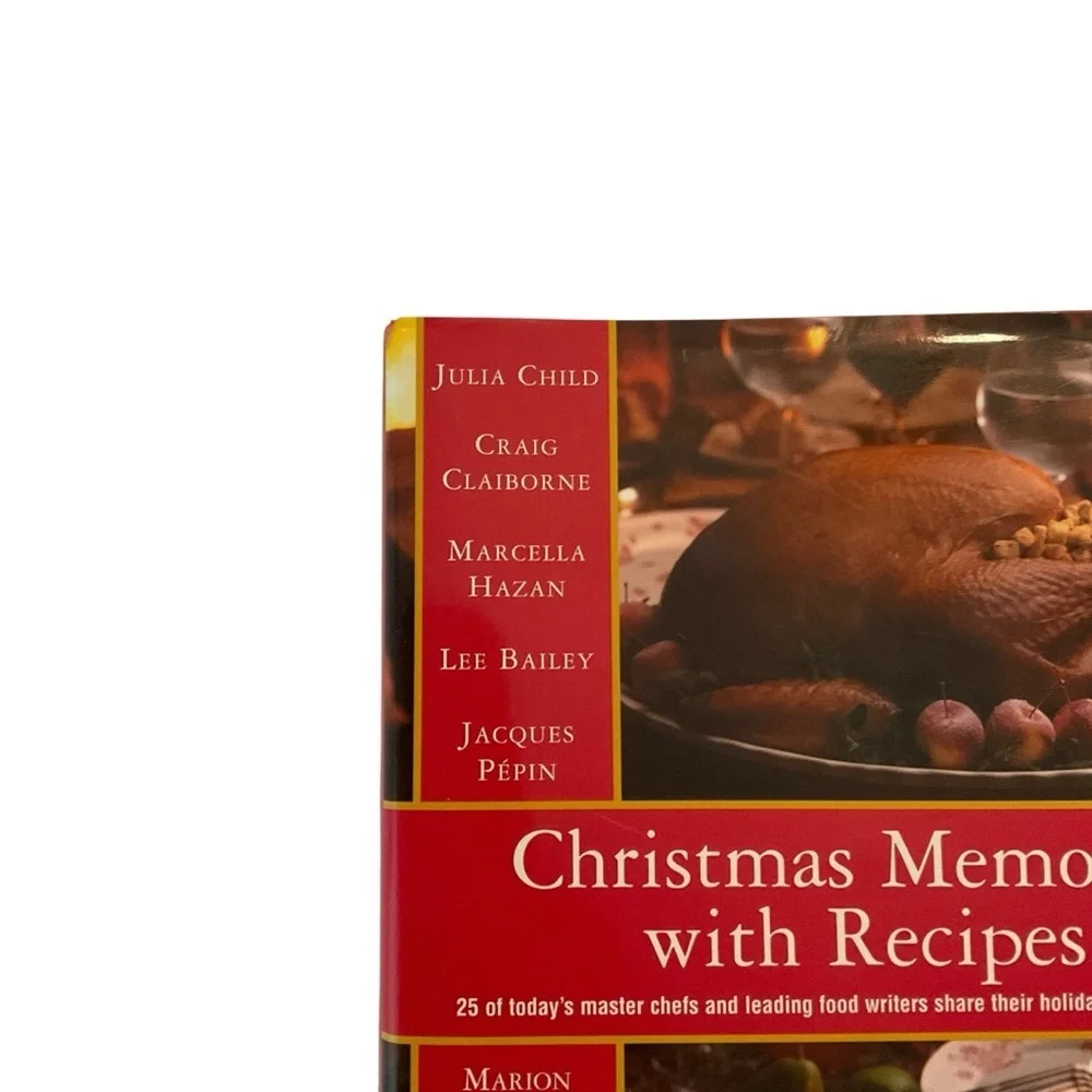 Julia Child Holiday Hardcover Cookbook Christmas Memories with Recipes 315 pages